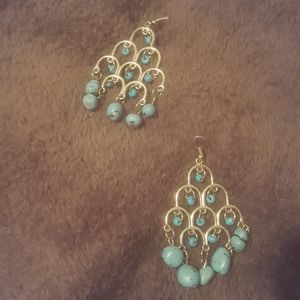 BOGO Turquoise Pyramid Earrings